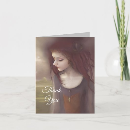 Fantasy Little Fairy Bedankkaart (Voorkant)