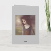 Fantasy Little Fairy Bedankkaart (Achterkant)