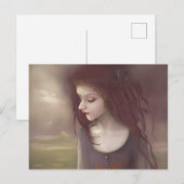 Fantasy Little Fairy Briefkaart (Voorkant / Achterkant)