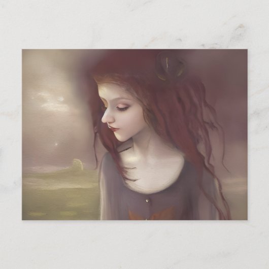 Fantasy Little Fairy Briefkaart (Voorkant)