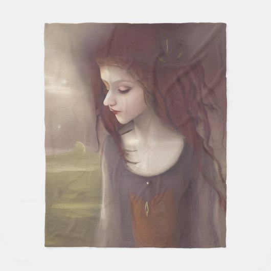Fantasy Little Fairy Fleece Deken (Voorkant)