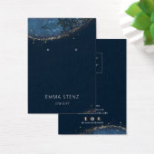 Fantasy Lux Blue Gold-verkenningskaarten Visitekaartje (Bureau)