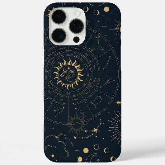 Fantasy Maan en sterren Case-Mate iPhone Case (Achterkant)