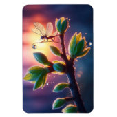 Fantasy macro photography of tiny forest sprite magneet (Verticaal)