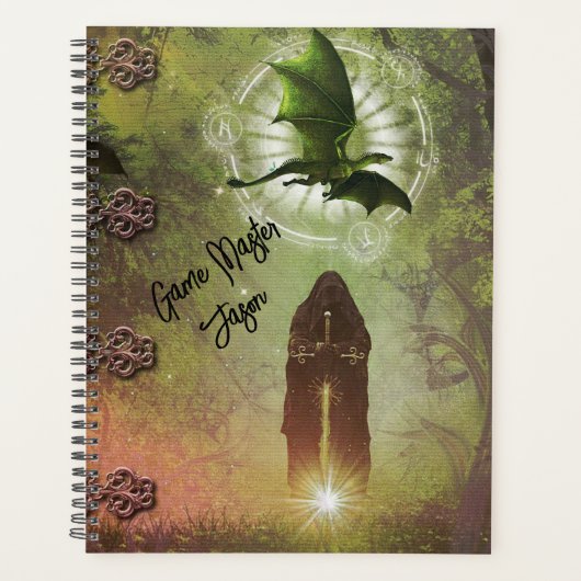 Fantasy Magic en Dragons Planner (Voorkant)