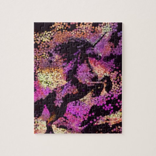 Fantasy Magic Unicorn Abstracte Kunst Legpuzzel (Verticaal)