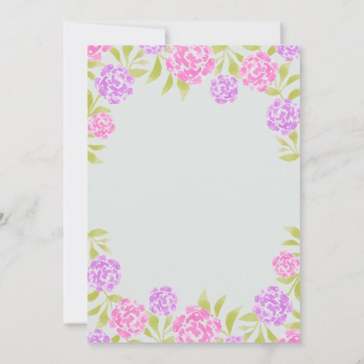 Fantasy Magical Enchanical Forest Wedding Kaart (Achterkant)