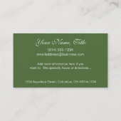 Fantasy Magical Moeder Earth Visitekaartje (Achterkant)