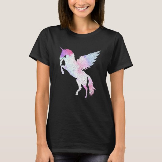 Fantasy Magical Pegasus Mythical Creature Fairytal T-shirt (Voorkant)