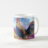 Fantasy Make Believe Chickens en Candy Corn Koffiemok (Voorkant rechts)