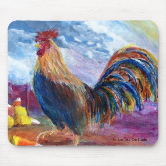 Fantasy Make Believe Chickens en Candy Corn Muismat (Voorkant)