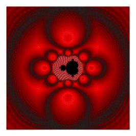 Fantasy Mandelbrot Fractal Afbeelding Perfect Poster