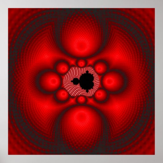 Fantasy Mandelbrot Fractal Afbeelding Poster (Voorkant)