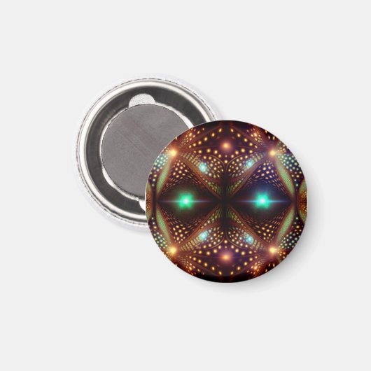 Fantasy Mandelbrot Fractal Magneet (Voorkant / Achterkant)