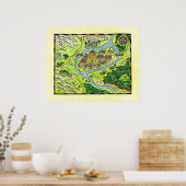 Fantasy Map Poster (Keuken)