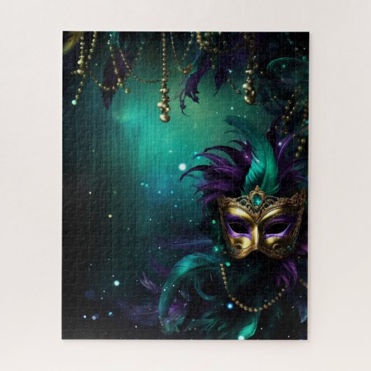 Fantasy Mardi Gras Colors  Legpuzzel (Verticaal)