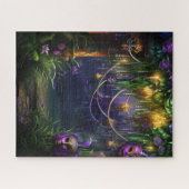 Fantasy Mardi Gras Kleuren Legpuzzel (Horizontaal)