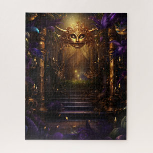 Fantasy Mardi Gras Kleuren Legpuzzel