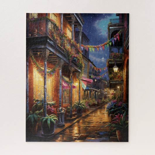 Fantasy Mardi Gras Kleuren Legpuzzel (Verticaal)