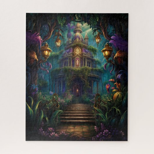 Fantasy Mardi Gras Kleuren Legpuzzel (Verticaal)