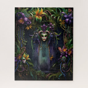 Fantasy Mardi Gras Kleuren Legpuzzel
