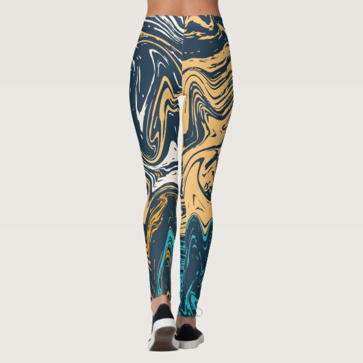 Fantasy marmer leggings (Achterkant)