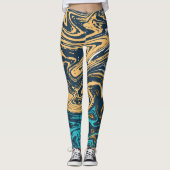 Fantasy marmer leggings (Voorkant)