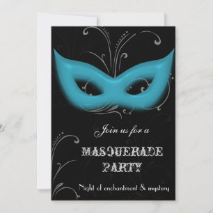 Fantasy Maskerade-feest uitnodiging