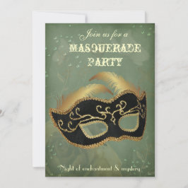 Fantasy Masquerade feest uitnodiging