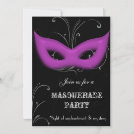 Fantasy Masquerade feest uitnodiging