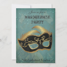 Fantasy Masquerade feest uitnodiging