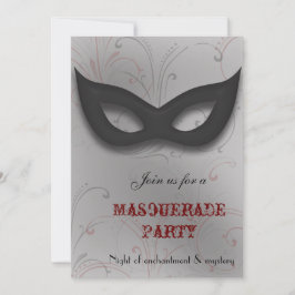 Fantasy Masquerade feest uitnodiging