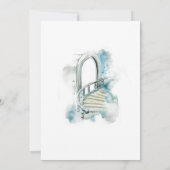 *~* Fantasy Medieval Castle Stairs Knight Wedding Kaart (Achterkant)