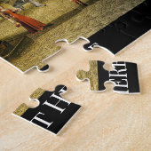 Fantasy Medieval Village Europe Puzzle Legpuzzel (Zijkant)