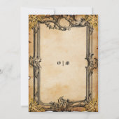 Fantasy Medieval Wedding Kaart (Achterkant)