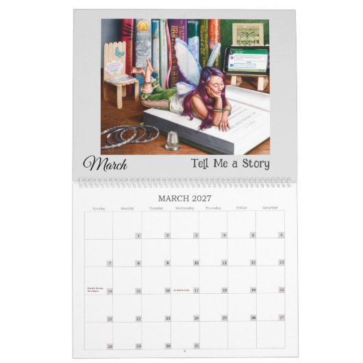 Fantasy Meets Reality groot 12 maanden Kalender (Mar 2027)