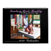 Fantasy Meets Reality groot 12 maanden Kalender (Hoes)