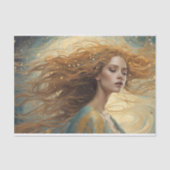 Fantasy Meisje Decoupage Tissuepapier (Voorkant)