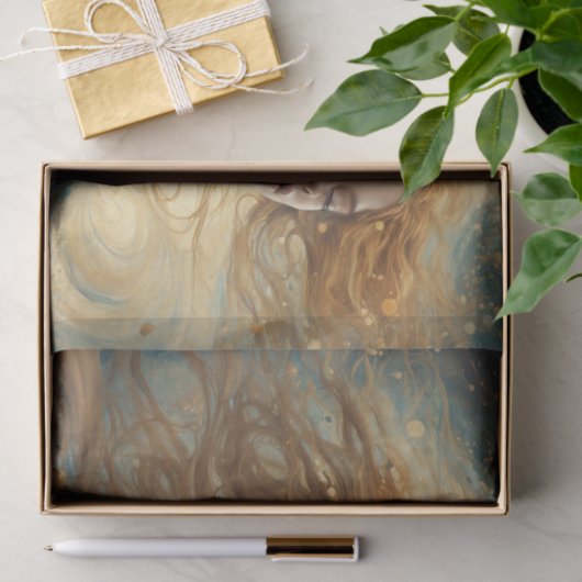 Fantasy Meisje Decoupage Tissuepapier (Geschenk)