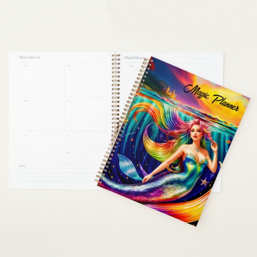 Fantasy Meisje Zeemeermin Water Natuur Nymph Mooi Planner (Display)