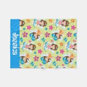 Fantasy meisjes deken naam toevoegen (Voorkant (Horizontaal))