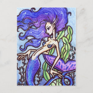 Fantasy Mermaid Art Briefkaart : Lanikai van Faery