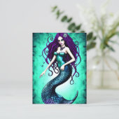 Fantasy Mermaid Briefkaart (Staand voorkant)