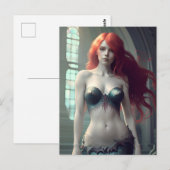 Fantasy Mermaid Briefkaart (Voorkant / Achterkant)