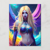 Fantasy Mermaid Briefkaart (Voorkant)