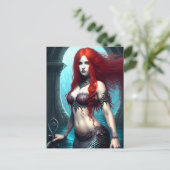 Fantasy Mermaid Briefkaart (Staand voorkant)