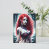 Fantasy Mermaid Briefkaart (Staand voorkant)