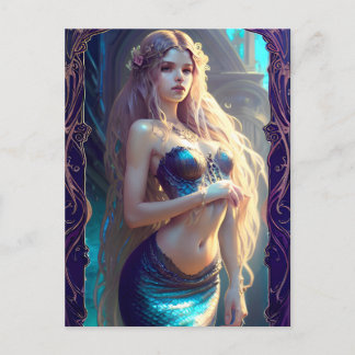 Fantasy Mermaid Briefkaart