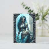 Fantasy Mermaid Briefkaart (Staand voorkant)