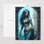 Fantasy Mermaid Briefkaart (Voorkant / Achterkant)